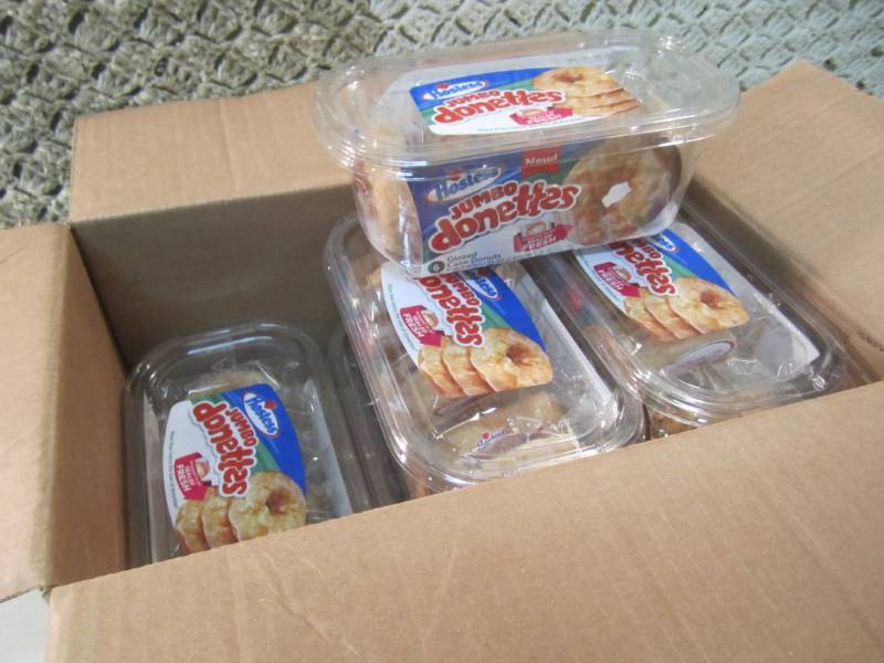lot 118 image: Case of Jumbo Glazed Cake Donuts 6 ...