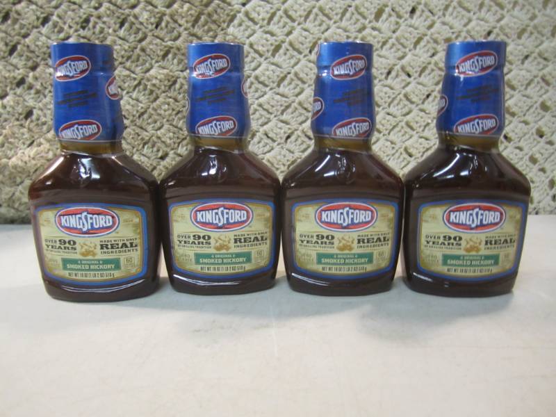 lot 121 image: 4 Bottles of Kingsford BBQ Sauce Or...