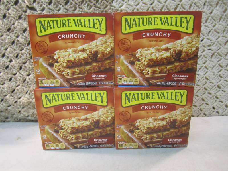 lot 133 image: 4 Boxes of Nature Valley Crunchy Ci...