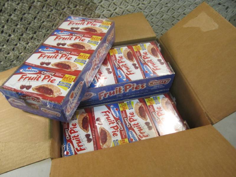 lot 144 image: Case with 6 Packs of 8 Hostess Cher...