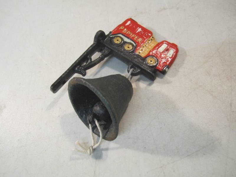 lot 148 image: Cast Iron Bell and Mounting Bracket...
