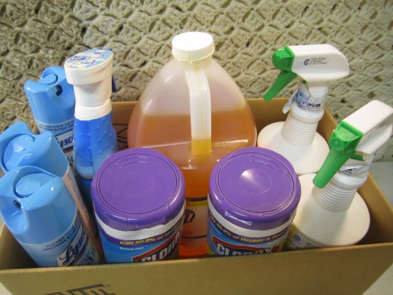lot 165 image: Mixed Lot of Misc Cleaners Etc.  RM...