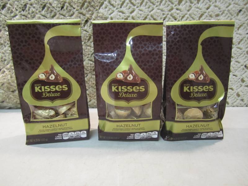 lot 175 image: 3 Bags of Hersheys Kisses Deluxe Ha...