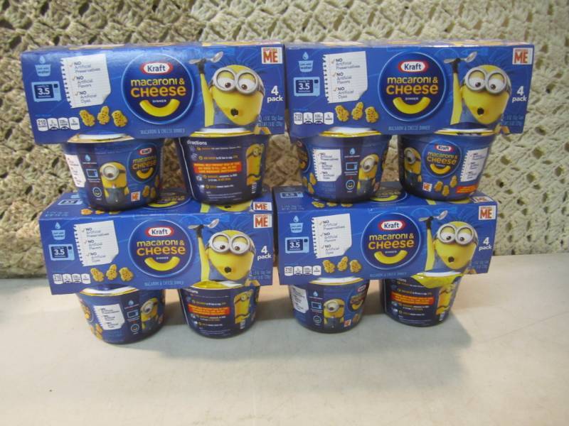 lot 180 image: 4 - 4 Packs of Kraft Macaroni & Che...