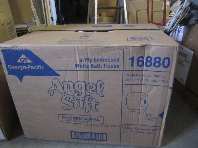 lot 191 image: Case of 80 Rolls of Angel Soft Bath...