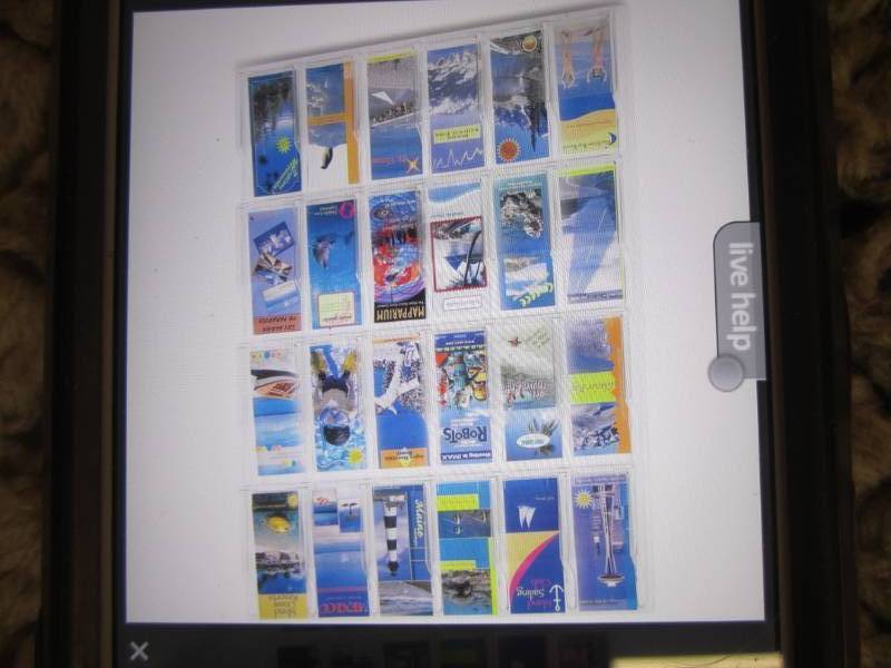 lot 195 image: Safco 5601CL 24-Pamphlet Display Ra...