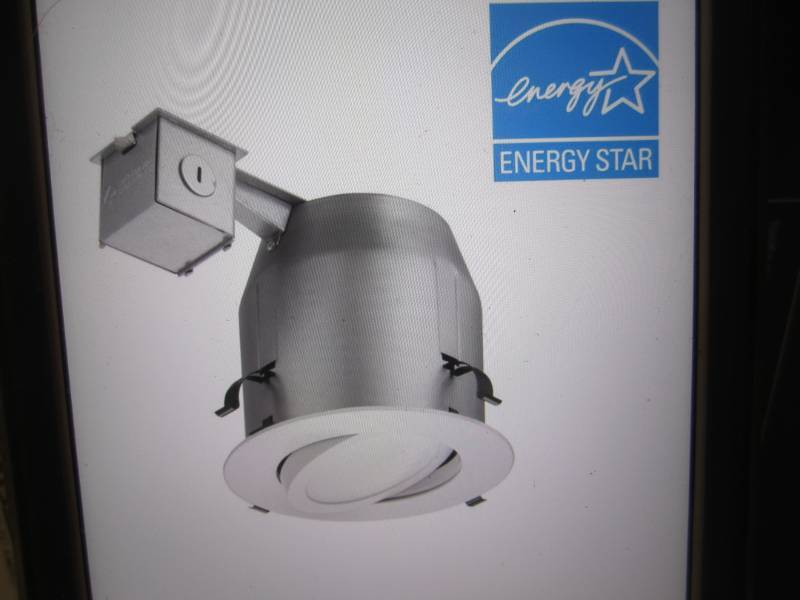 lot 205 image: Lithonia Lighting 5 Matte White Re...