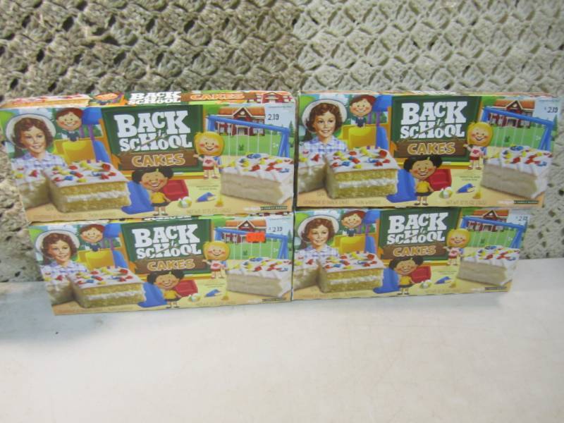lot 236 image: 4 Boxes of Little Debbie Back to Sc...