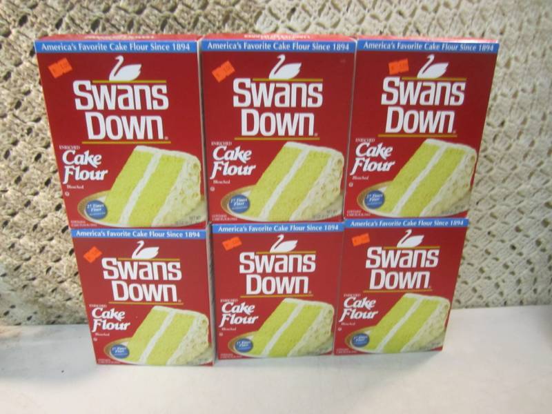 lot 238 image: 6 Boxes of Enriched Cake Flour Best...