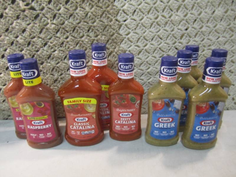 lot 241 image: Mixed Lot of 10 Bottles of Salad Dr...