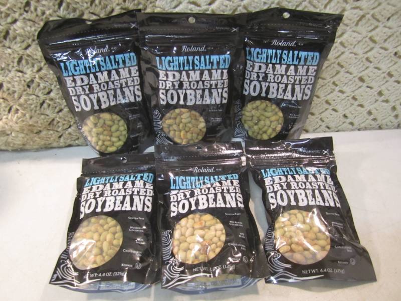 lot 242 image: 6 Bags of Lightly Salted Edamame Dr...