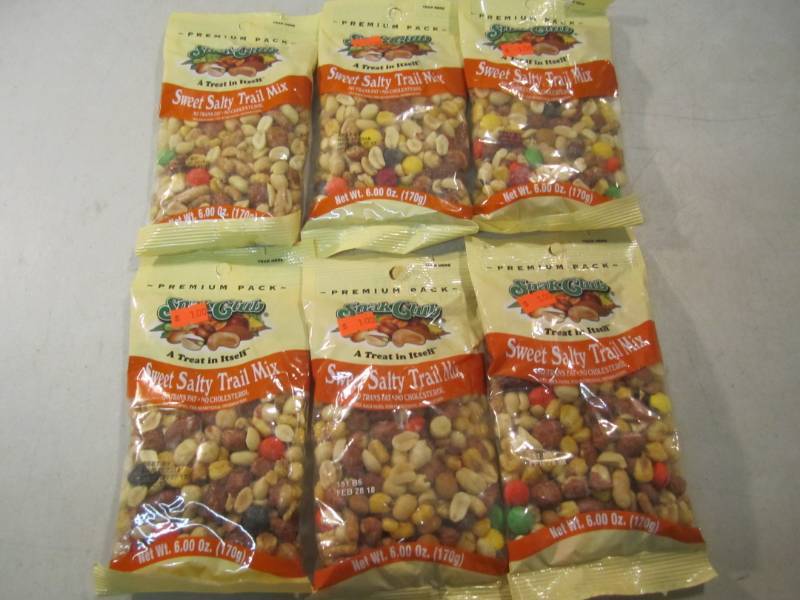 lot 247 image: 6 Bags of Sweet & Salty Trail Mix B...