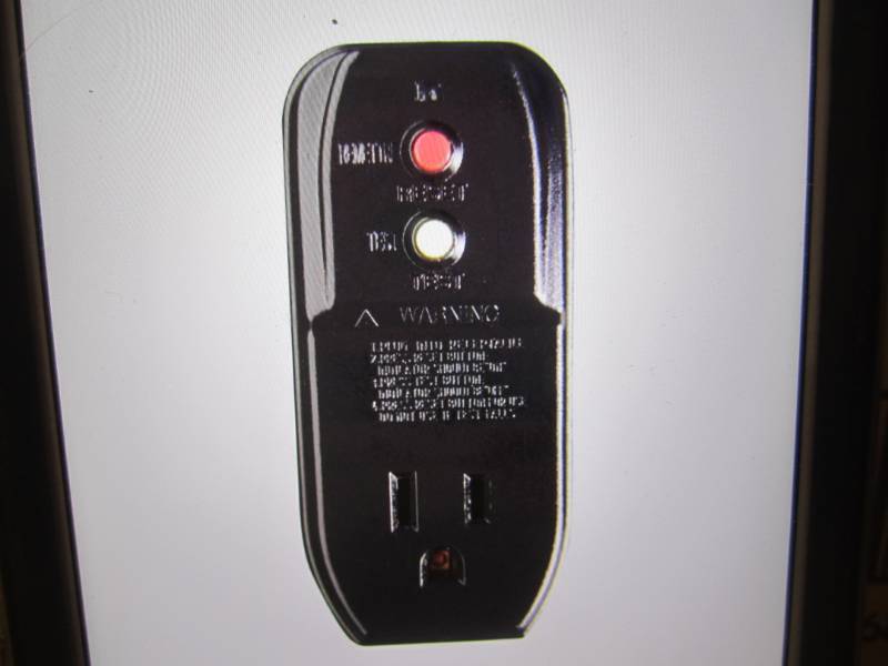 lot 281 image: Case of 6 Husky Portable GFCI Safet...