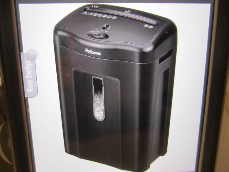 lot 304 image: Fellowes Power Shred 11C Cross-Cut ...