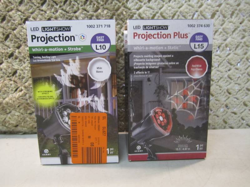 lot 311 image: Lot of 2 LED Light Show Projection ...