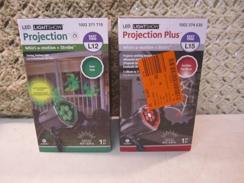 lot 313 image: Lot of 2 LED Light Show Projection ...