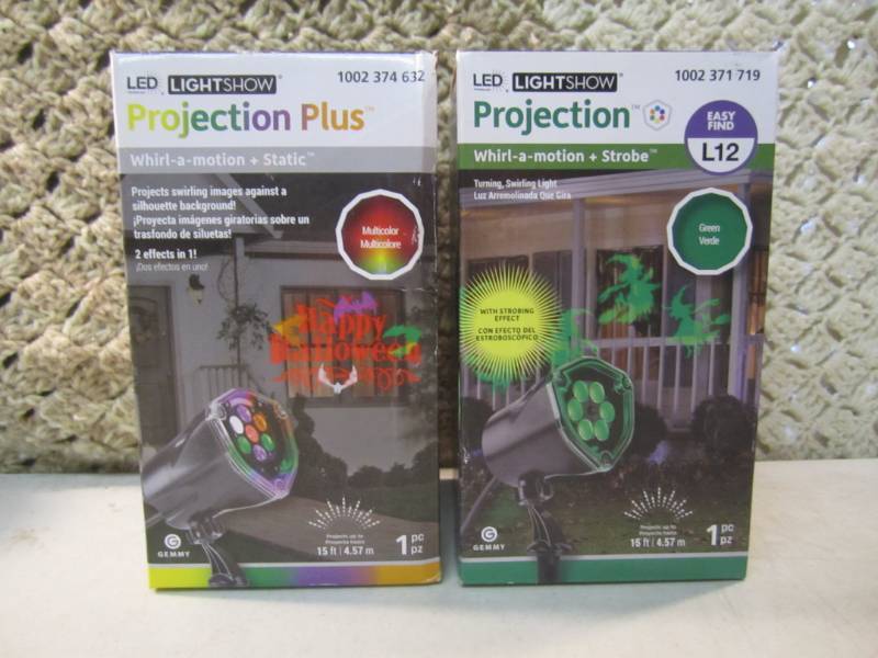 lot 314 image: Lot of 2 LED Light Show Projection ...