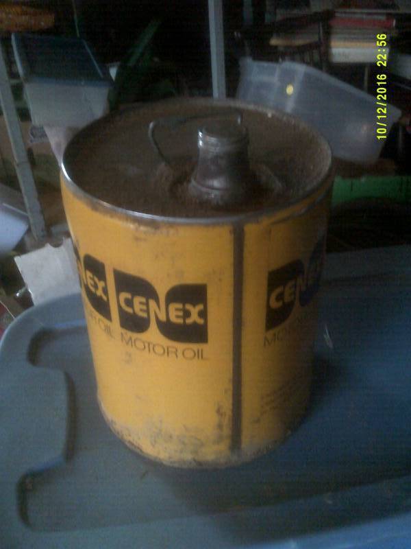 COLLECTIBLE CENEX MOTOR OIL CAN