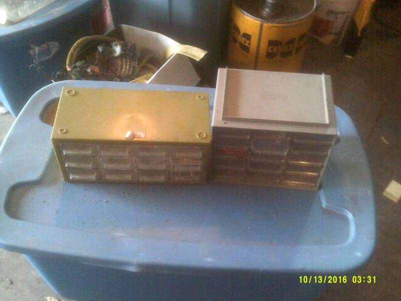 2 SMALL PARTS BINS