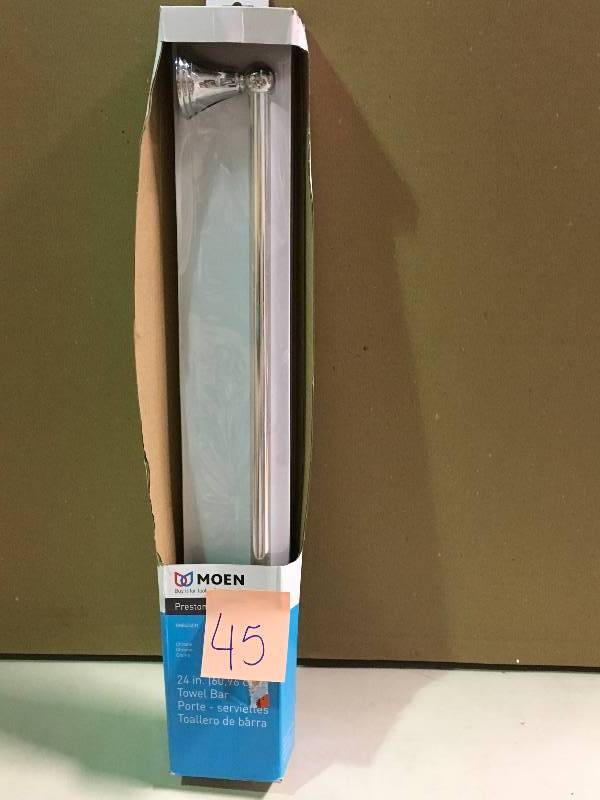 lot 45 image: Preston 24 in. Towel Bar in Chrome