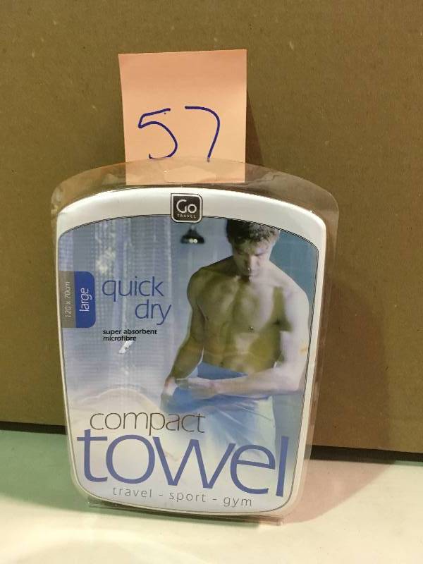 lot 57 image: Go Travel - Travel Towel (L) - Soft Polyester -