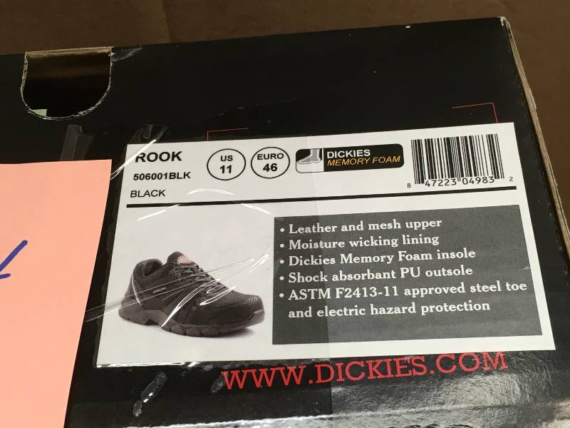lot 74 image: Rook Men Size 11 Medium Black Work Shoe