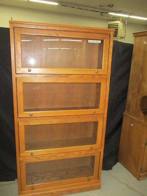 Beautiful Book Case with Glass Doors
