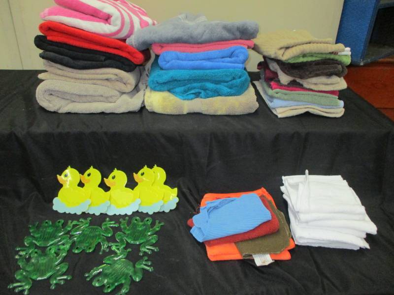 Various Towels, Wash cloths