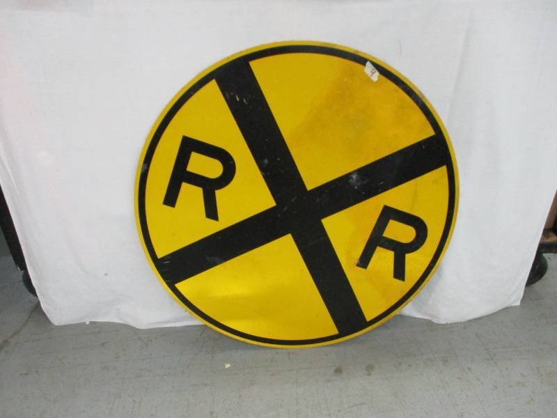 36 Railroad sign