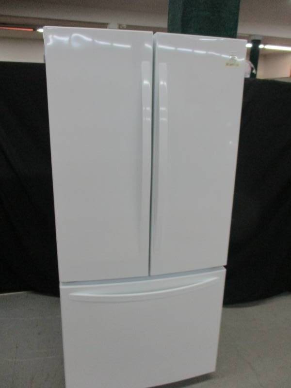 Kenmore Side By Side Refrigerator with Freezer in the Bottom, has Kenmore Connect