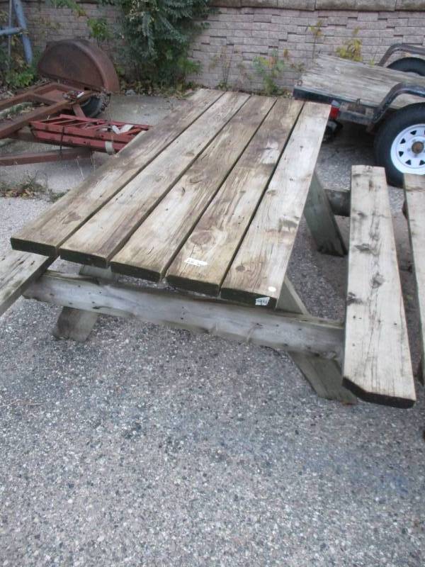 6 ft Wood Picnic Table