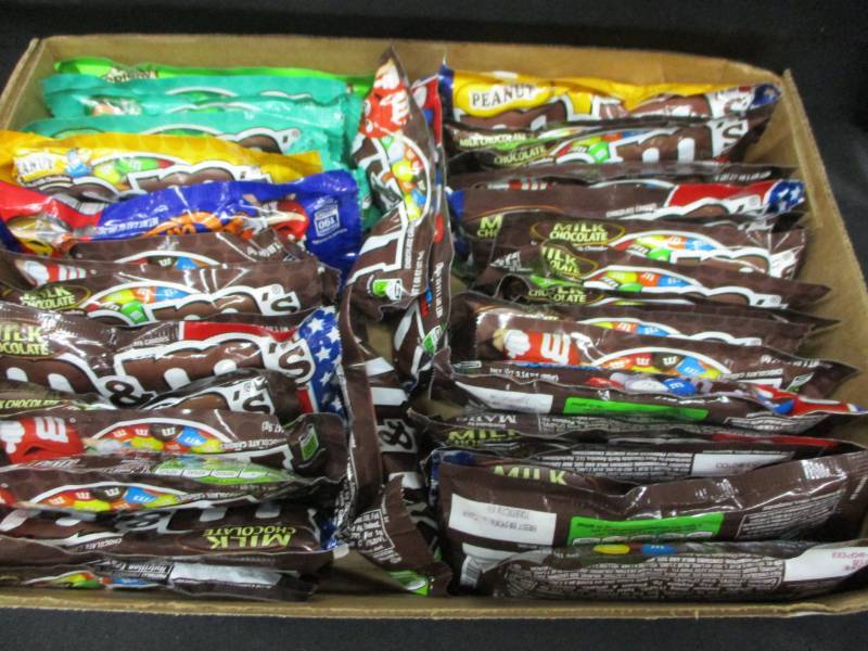 40 bags of various m and ms