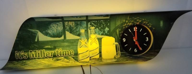 Miller High Life Beer Light up sign wall mounted