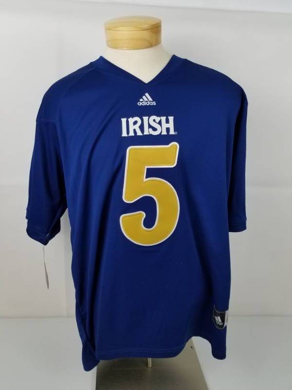 Adidas XL Irish #5 sports jersey