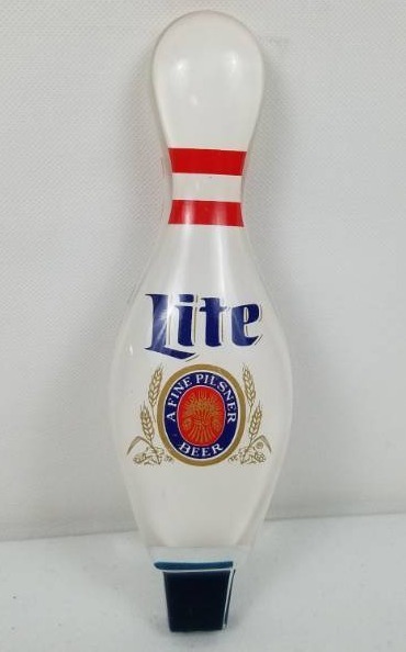 Miller Lite Bowling Ball Beer Tap 9 tall