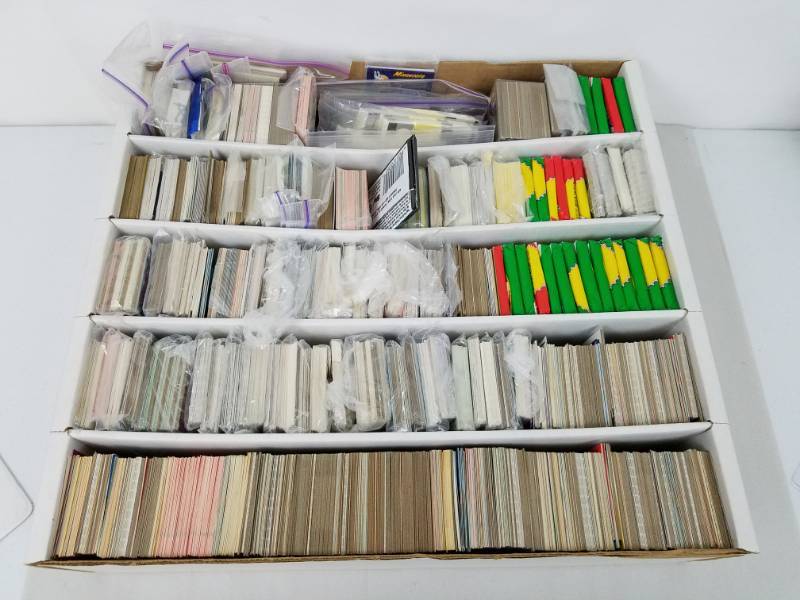 Huge box of Baseball Cards 1987 -1989 still sealed