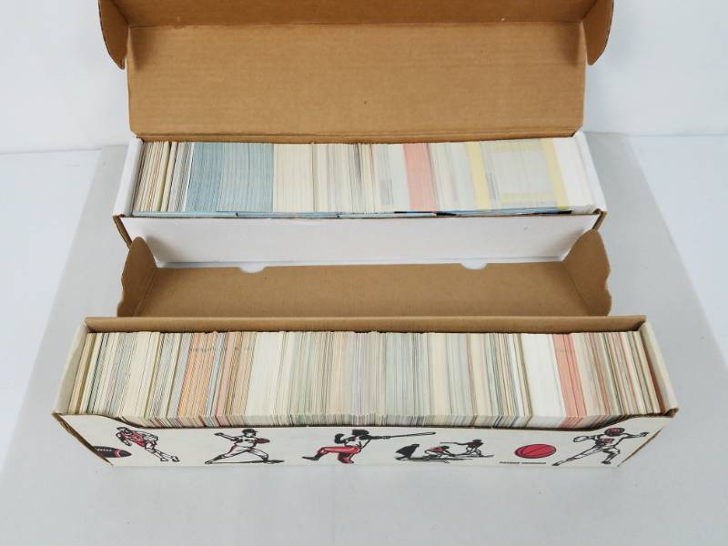 2 Long 16 box of Baseball cards 1980s - 1990s