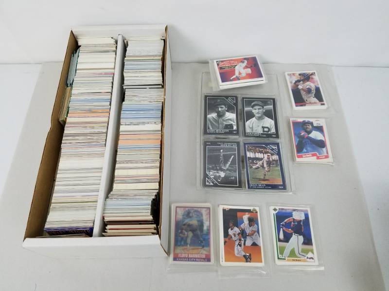 Big Box of Baseball Cards and Trivia Card game