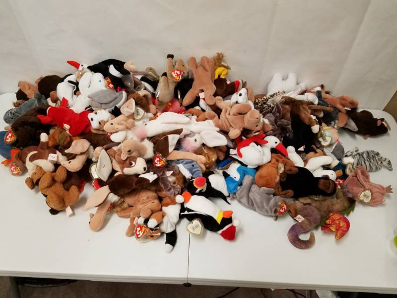 103 random TY Beanie Babies