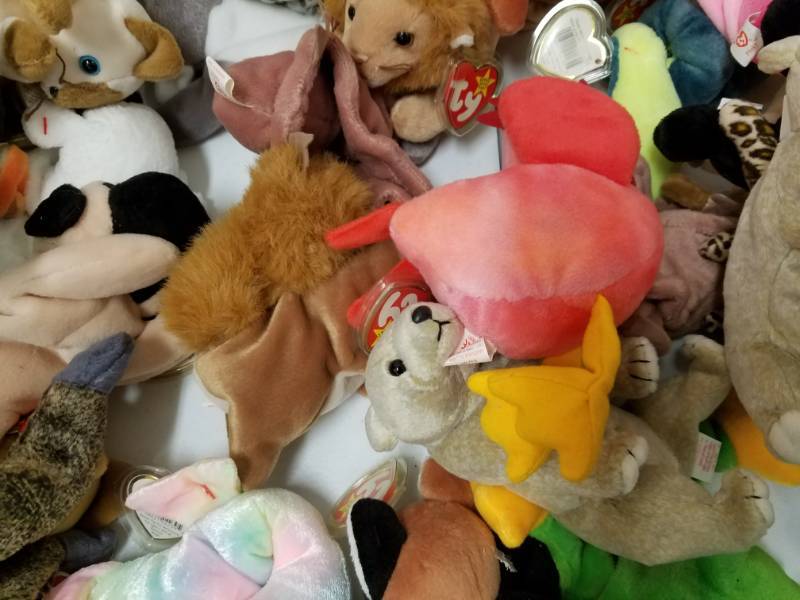 62 random TY Beanie Babies