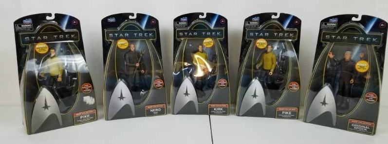 Star Trek Warp Collection lot of 5 Captain Kirk & Spock