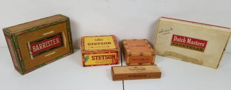 5 Cigar Boxs