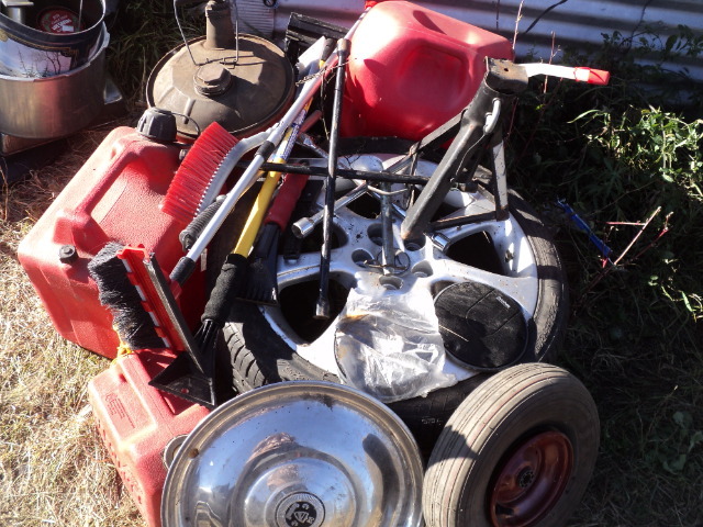 lot 46 image: tire and auto miscellaneous...