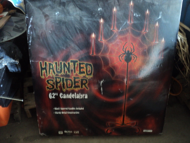 lot 53 image: haunted spider 62 candelabra...