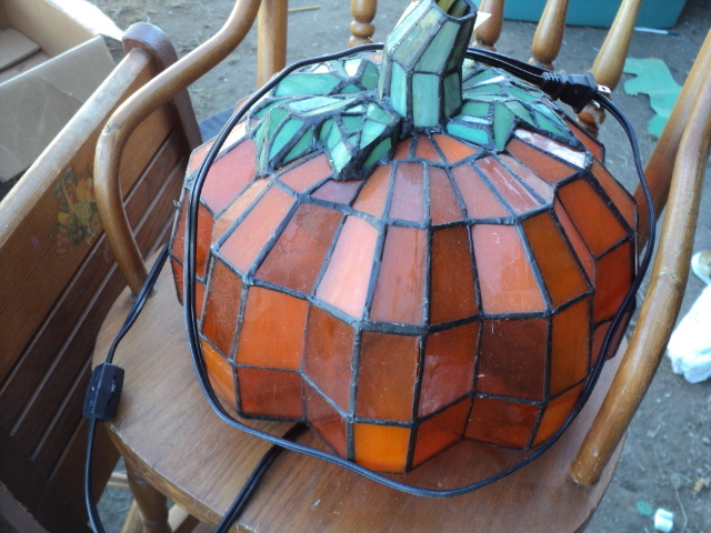 lot 57 image: pumpkin light...