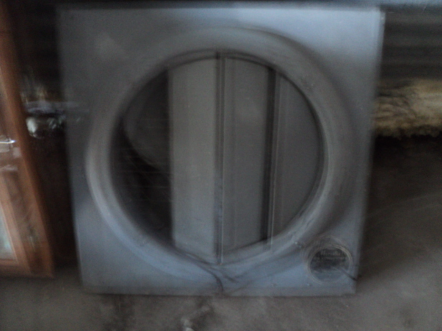 lot 78 image: metal barn fan 24 square...