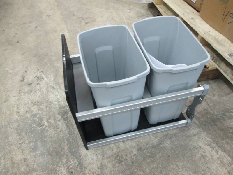 lot 68 image: Soft-Close Undermount Waste Bin ope...