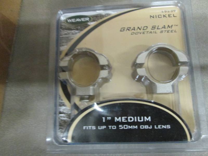 lot 103 image: Lot of 6 Weaver Grand Slam Steel St...