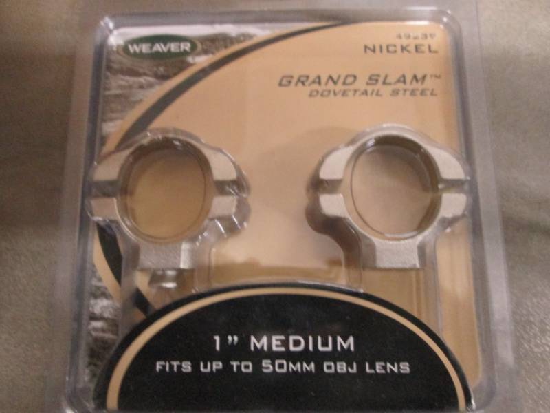 lot 104 image: Lot of 6 Weaver Grand Slam Steel St...