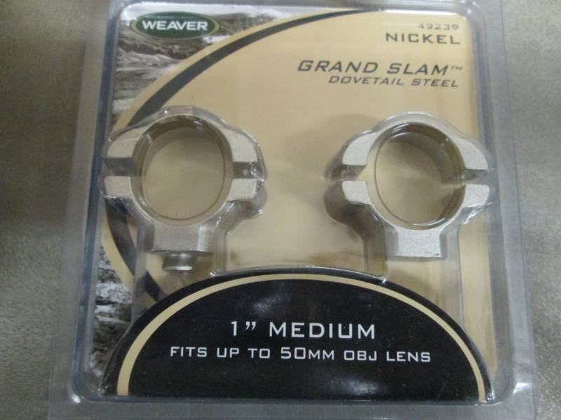 lot 105 image: Lot of 6 Weaver Grand Slam Steel St...